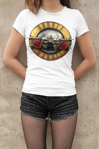 Double Barrel Womans GnR tee