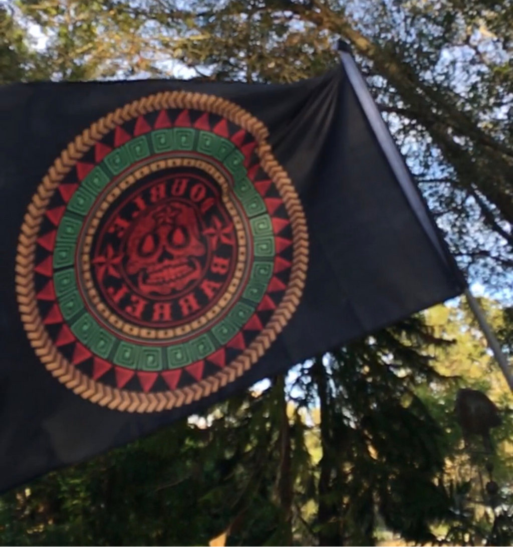Double Barrel Aztec Flag