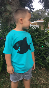 Kids Double Barrel Shark/ TURQUOISE